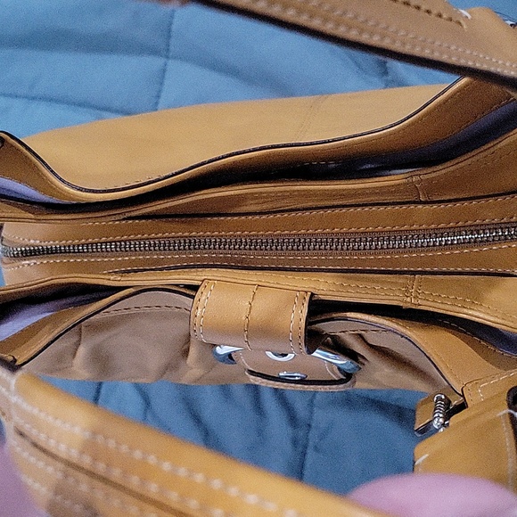 Coach Triple Compartment Buckle Shoulder Bag - Picture 9 of 16
